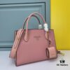 6930b9726e68136f4d9ae548 High-Quality Counter Product PRADA #66158 Premium Imported Coarse Cross Cowhide with Calfskin, 175 OEM Code, Enamel Same-Color Logo Pendant, Classic and Uniquely Elegant, 33 x 24 x 15cm