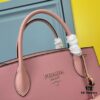 6930b9736e68136f4d9ae54d High-Quality Counter Product PRADA #66158 Premium Imported Coarse Cross Cowhide with Calfskin, 175 OEM Code, Enamel Same-Color Logo Pendant, Classic and Uniquely Elegant, 33 x 24 x 15cm