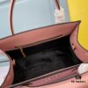 6930b9776e68136f4d9ae553 High-Quality Counter Product PRADA #66158 Premium Imported Coarse Cross Cowhide with Calfskin, 175 OEM Code, Enamel Same-Color Logo Pendant, Classic and Uniquely Elegant, 33 x 24 x 15cm