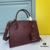 6930b9776e68136f4d9ae554 High-Quality Counter Product PRADA #66158 Premium Imported Coarse Cross Cowhide with Calfskin, 175 OEM Code, Enamel Same-Color Logo Pendant, Classic and Uniquely Elegant