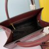 6930b9786e68136f4d9ae558 High-Quality Counter Product PRADA #66158 Premium Imported Coarse Cross Cowhide with Calfskin, 175 OEM Code, Enamel Same-Color Logo Pendant, Classic and Uniquely Elegant