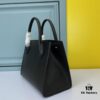 6930b97c6e68136f4d9ae55c High-Quality Counter Product PRADA #66158 Premium Imported Coarse Cross Cowhide with Calfskin, 175 OEM Code, Enamel Same-Color Logo Pendant, Classic and Uniquely Charming, Fashionable and Elegant, 33 x 24 x 15cm