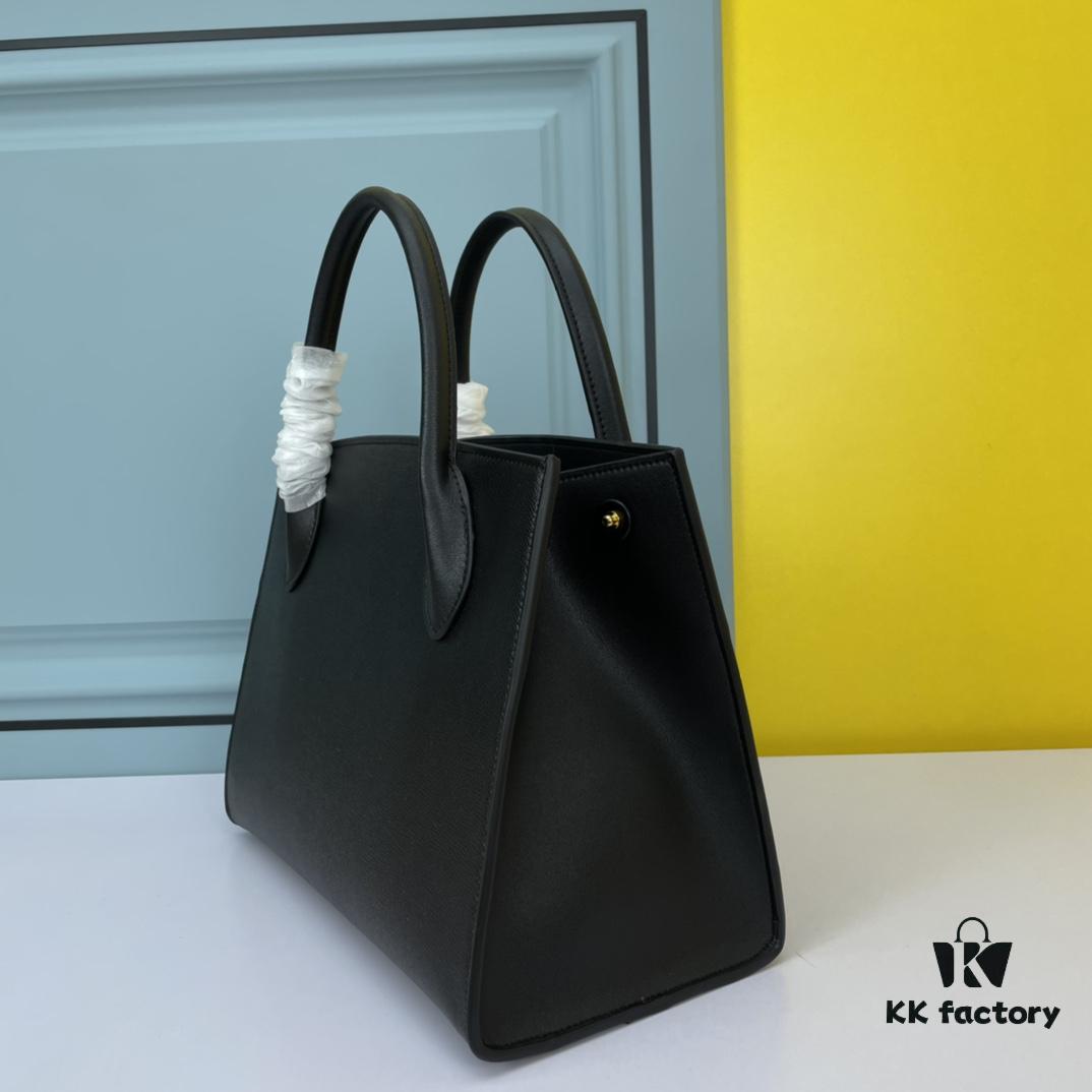 6930b97c6e68136f4d9ae55c High-Quality Counter Product PRADA #66158 Premium Imported Coarse Cross Cowhide with Calfskin, 175 OEM Code, Enamel Same-Color Logo Pendant, Classic and Uniquely Charming, Fashionable and Elegant, 33 x 24 x 15cm