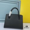 6930b97c6e68136f4d9ae55d High-Quality Counter Product PRADA #66158 Premium Imported Coarse Cross Cowhide with Calfskin, 175 OEM Code, Enamel Same-Color Logo Pendant, Classic and Uniquely Charming, Fashionable and Elegant, 33 x 24 x 15cm