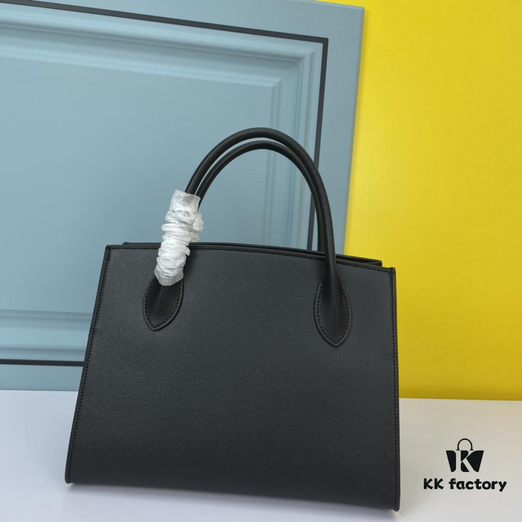 6930b97c6e68136f4d9ae55d High-Quality Counter Product PRADA #66158 Premium Imported Coarse Cross Cowhide with Calfskin, 175 OEM Code, Enamel Same-Color Logo Pendant, Classic and Uniquely Charming, Fashionable and Elegant, 33 x 24 x 15cm