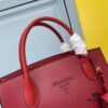6930b9816e68136f4d9ae566 High-Quality Counter Product PRADA #66158 Premium Imported Coarse Cross Cowhide with Calfskin, 175 OEM Code, Enamel Same-Color Logo Pendant, Classic and Uniquely Elegant