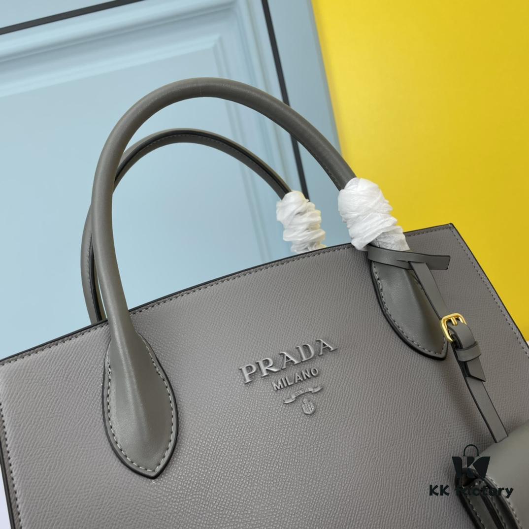 6930b9866e68136f4d9ae570 High-Quality Counter Product PRADA #66158 Premium Imported Coarse Cross Cowhide with Calfskin, 175 OEM Code, Enamel Same-Color Logo Pendant, Classic and Uniquely Elegant, 33 x 24 x 15cm