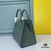 6930b9886e68136f4d9ae573 High-Quality Counter Product PRADA #66158 Imported Coarse Cross Cowhide + Calfskin 175 OEM Code Enamel Same-Color Logo Pendant Classic Unique Charm Fashionable and Elegant 33x24x15cm