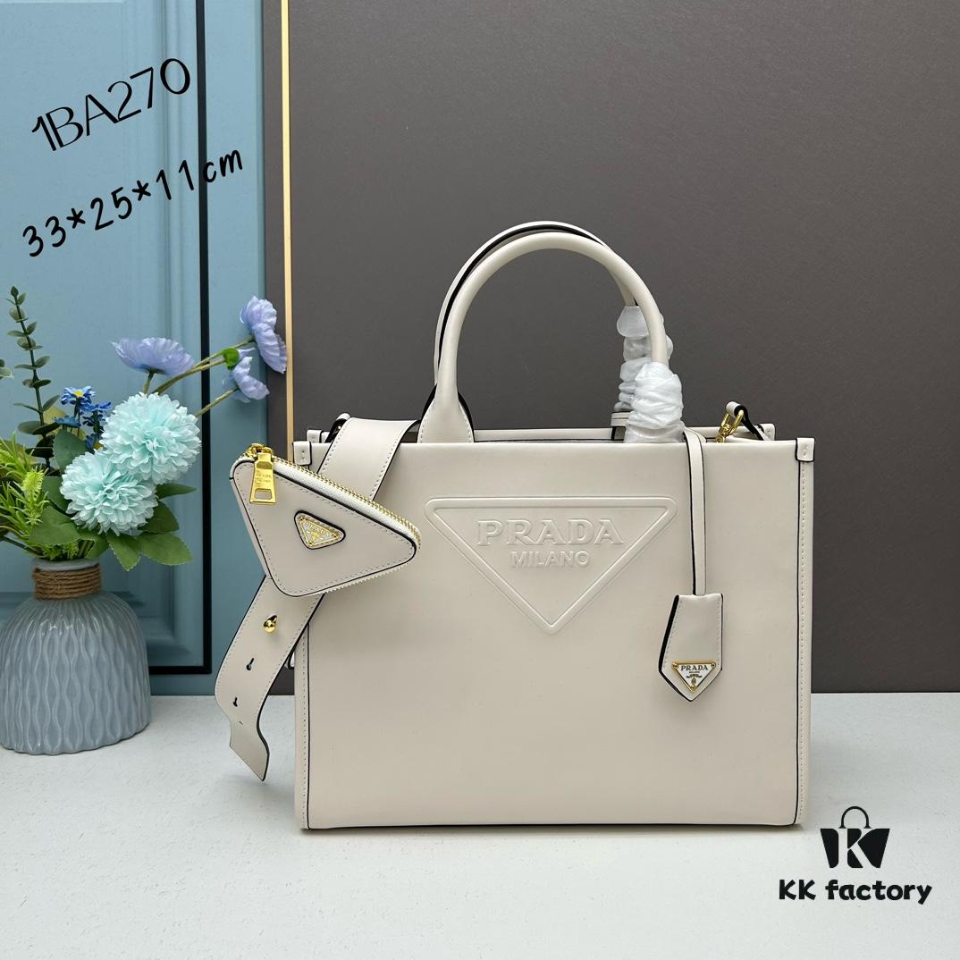 6930b9916e68136f4d9ae586 Prada Full Cowhide Tote Bag with Saffiano Leather Handles, Detachable 110cm Triangular Mini Bag and Adjustable Saffiano Leather Shoulder Strap