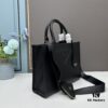 6930b9946e68136f4d9ae589 Prada Full Cowhide Tote Bag with Saffiano Leather Handles, Detachable 110cm Triangular Mini Bag and Adjustable Saffiano Leather Shoulder Strap