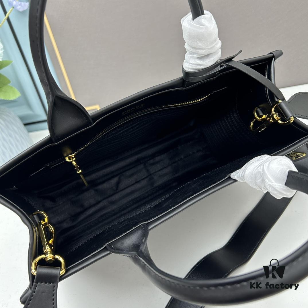 6930b9956e68136f4d9ae58b Prada Full Cowhide Tote Bag with Saffiano Leather Handles, Detachable 110cm Triangular Mini Bag and Adjustable Saffiano Leather Shoulder Strap
