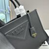 6930b9966e68136f4d9ae58d Prada Full Cowhide Tote Bag with Saffiano Leather Handles, Detachable 110cm Triangular Mini Bag and Adjustable Saffiano Leather Shoulder Strap
