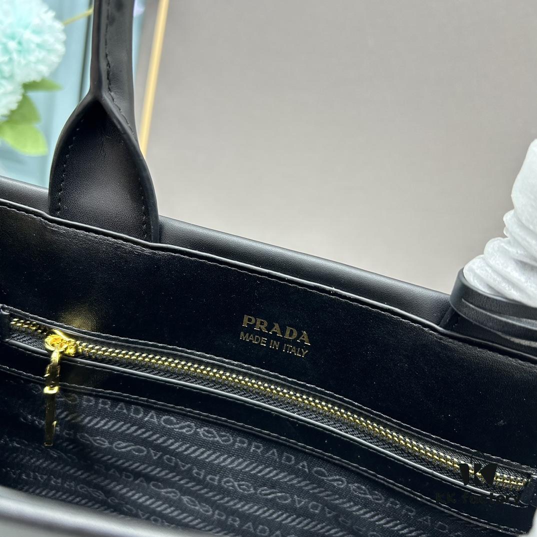 6930b99f6e68136f4d9ae59a Prada Full Cowhide Tote Bag with Saffiano Leather Handles, Detachable 110cm Triangular Mini Bag and Adjustable Saffiano Leather Shoulder Strap
