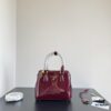 Prada Patent Leather Top Handle Crossbody Bag