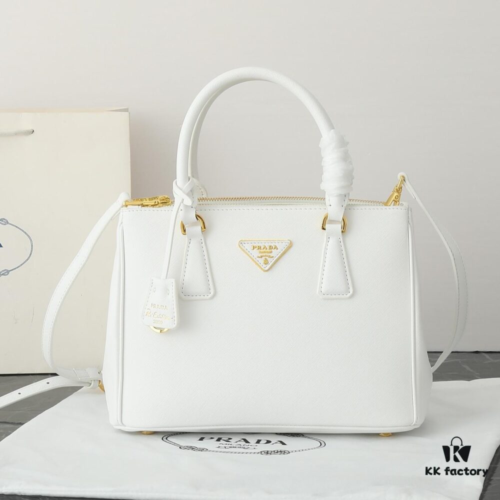 6930b9dd6e68136f4d9ae5fb House Super Hot Selling Killer Bag, Saffiano Leather, Dual Top Handles, Detachable Adjustable Leather Shoulder Strap, Gold-Tone Hardware, Triangular Leather Patch with Metal Engraved Logo, Snap Button Closure on Sides, Two Exterior Zip Pockets, Three Interior Pockets Including One Zippered Pocket, Prada-Branded Lining