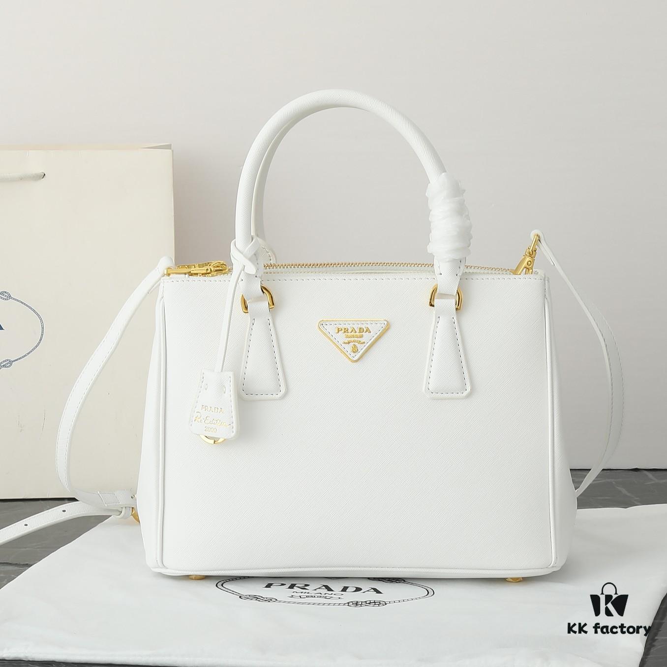 6930b9dd6e68136f4d9ae5fb House Super Hot Selling Killer Bag, Saffiano Leather, Dual Top Handles, Detachable Adjustable Leather Shoulder Strap, Gold-Tone Hardware, Triangular Leather Patch with Metal Engraved Logo, Snap Button Closure on Sides, Two Exterior Zip Pockets, Three Interior Pockets Including One Zippered Pocket, Prada-Branded Lining