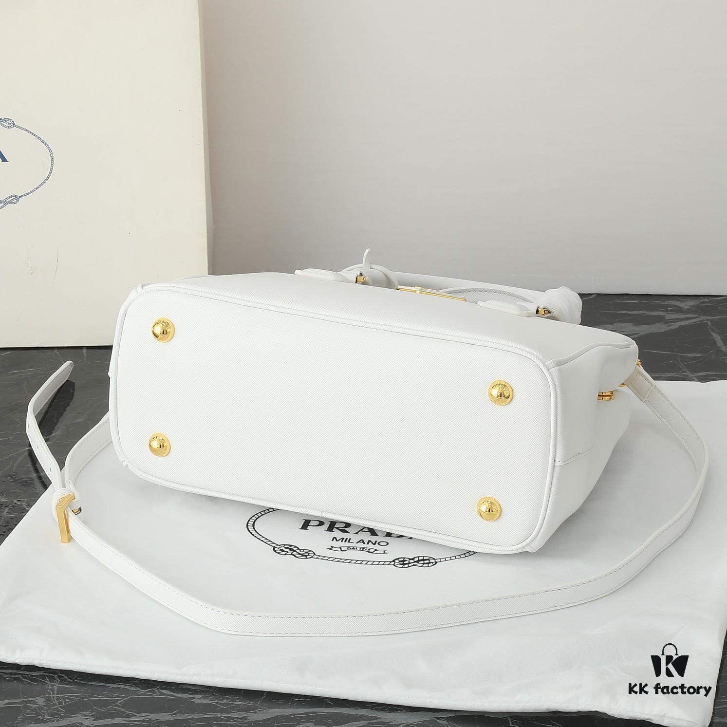 6930b9e26e68136f4d9ae603 House Super Hot Selling Killer Bag, Saffiano Leather, Dual Top Handles, Detachable Adjustable Leather Shoulder Strap, Gold-Tone Hardware, Triangular Leather Patch with Metal Engraved Logo, Snap Button Closure on Sides, Two Exterior Zip Pockets, Three Interior Pockets Including One Zippered Pocket, Prada-Branded Lining