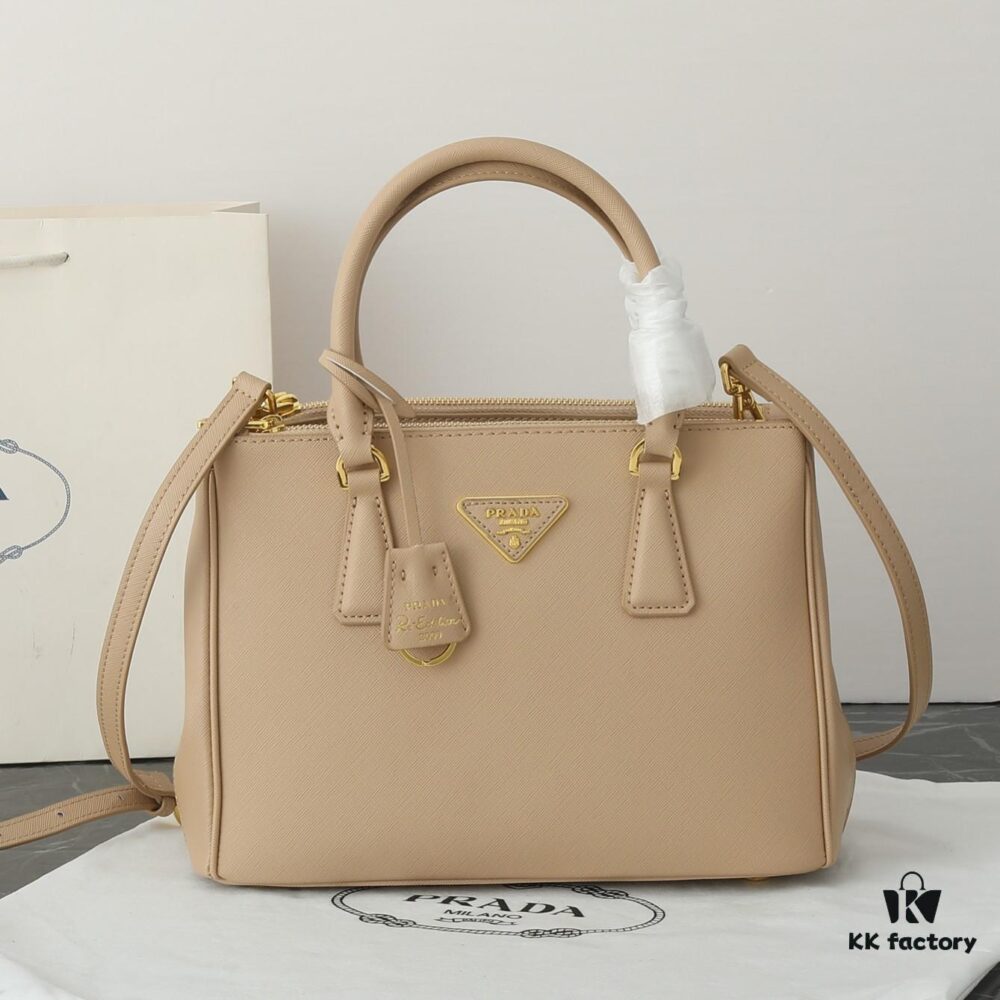6930b9e26e68136f4d9ae605 House Super Hot Selling Killer Bag, Saffiano Leather, Dual Top Handles, Detachable Adjustable Leather Shoulder Strap, Gold-Tone Hardware, Triangular Leather with Metal Engraved Logo, Snap Button Closure on Sides, Two Exterior Zip Pockets, Three Interior Compartments Including One Zippered Pocket, Prada-Branded Lining
