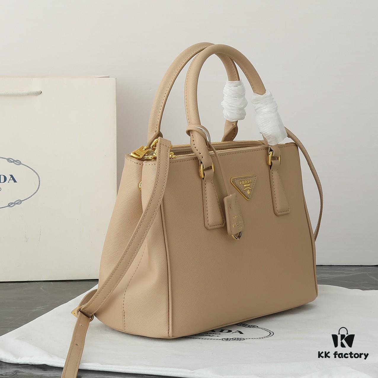 6930b9e46e68136f4d9ae606 House Super Hot Selling Killer Bag, Saffiano Leather, Dual Top Handles, Detachable Adjustable Leather Shoulder Strap, Gold-Tone Hardware, Triangular Leather with Metal Engraved Logo, Snap Button Closure on Sides, Two Exterior Zip Pockets, Three Interior Compartments Including One Zippered Pocket, Prada-Branded Lining