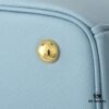 6930b9ee6e68136f4d9ae617 Model 1018 Home Super Hot Killer Bag, Saffiano Leather with Dual Top Handles, Detachable Adjustable Leather Shoulder Strap, Gold-Plated Hardware, Metal Logo Lettering on Triangular Leather Patch, Snap Button Closure on Side, Two Exterior Zip Pockets, Three Interior Pockets Including One Zip Pocket, Prada-Branded Lining
