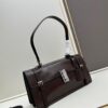 PRADA Counter New Arrival 🎉 (All-Leather Series) [Original Order Quality with Matched Hardware] Full-Grain Wax Oil Cowhide