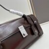 PRADA Counter New Arrival 🎉 (All-Leather Series) [Original Order Quality with Matched Hardware] Full-Grain Wax Oil Cowhide