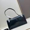 PRADA Counter New Arrival 🎉 (All-Leather Series) [Original Order Quality with Matched Counter Hardware] Full-Grain Wax Oil Calfskin