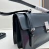 PRADA Counter New Arrival 🎉 (All-Leather Series) [Original Order Quality with Matched Counter Hardware] Full-Grain Wax Oil Calfskin