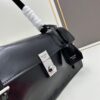 PRADA New Arrival 🎉 (All-Leather Series) [Original Order Quality with Matching Store Hardware] Full-Grain Waxed Cowhide
