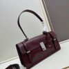 PRADA New Arrival 🎉 (All-Leather Series) [Original Order Quality with Matching Store Hardware] Full-Grain Waxed Cowhide
