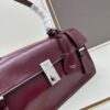 PRADA New Arrival 🎉 (All-Leather Series) [Original Order Quality with Matching Store Hardware] Full-Grain Waxed Cowhide