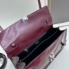 PRADA New Arrival 🎉 (All-Leather Series) [Original Order Quality with Matching Store Hardware] Full-Grain Waxed Cowhide