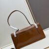 PRADA New Arrival 🎉 (All-Leather Series) [Original Order Quality with Matched Boutique Hardware] Full-Grain Oil-Waxed Cowhide