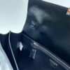 PRADA New Arrival 🎉 (All-Leather Series) [Original Order Quality with Matching Store Hardware] Full-Grain Waxed Cowhide