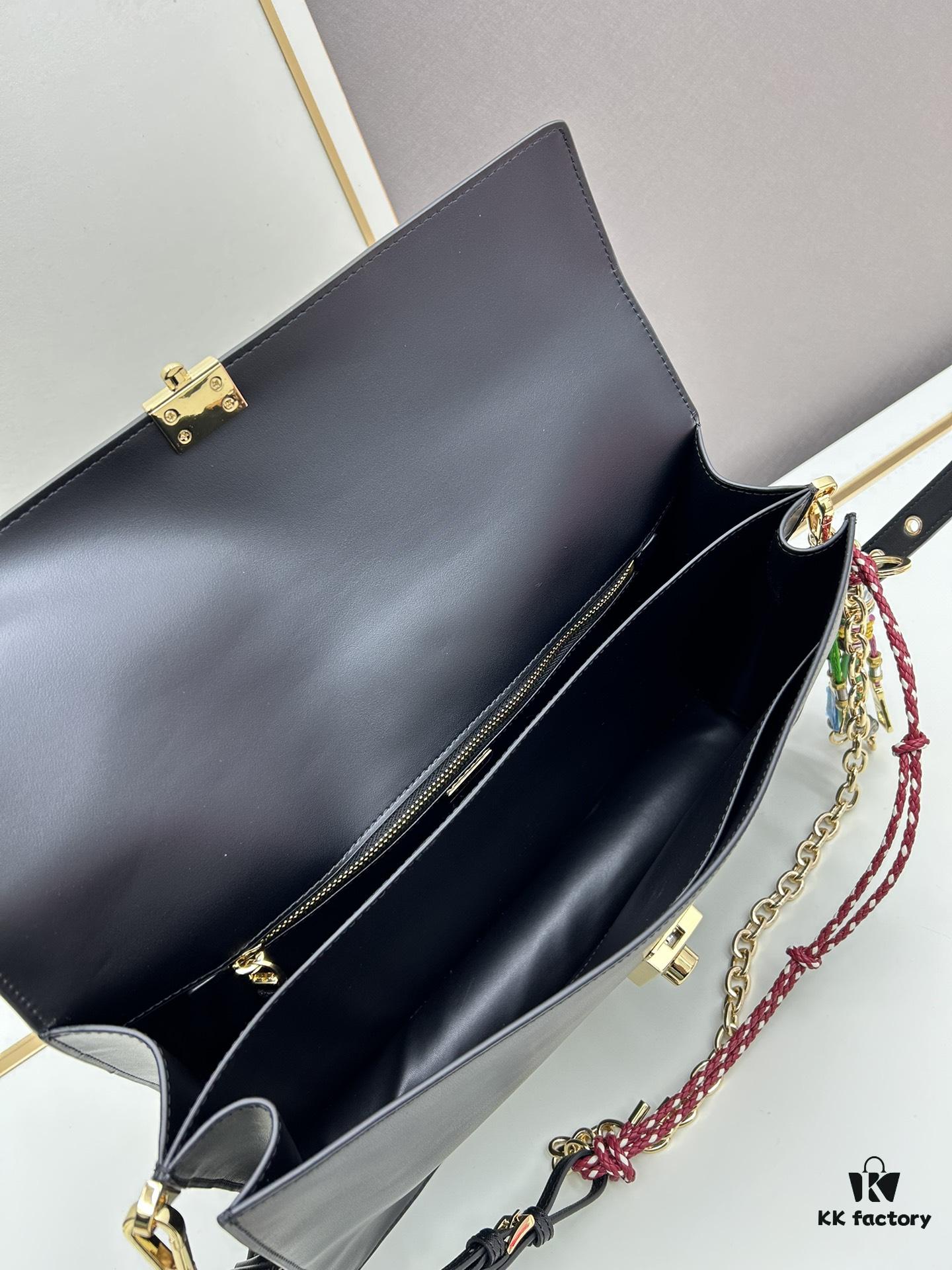 Large PRADA Counter Model with Gift Box, Celebrity Same Style 🎉 Full-Grain Leather [Original Order Quality + Matching Counter Hardware], Soft and Comfortable Touch, Spacious Capacity