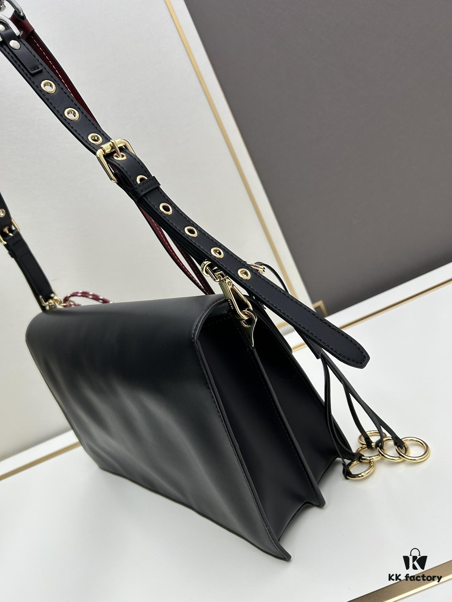 Large PRADA Counter Model with Gift Box, Celebrity Same Style 🎉 Full-Grain Leather [Original Order Quality + Matching Counter Hardware], Soft and Comfortable Touch, Spacious Capacity