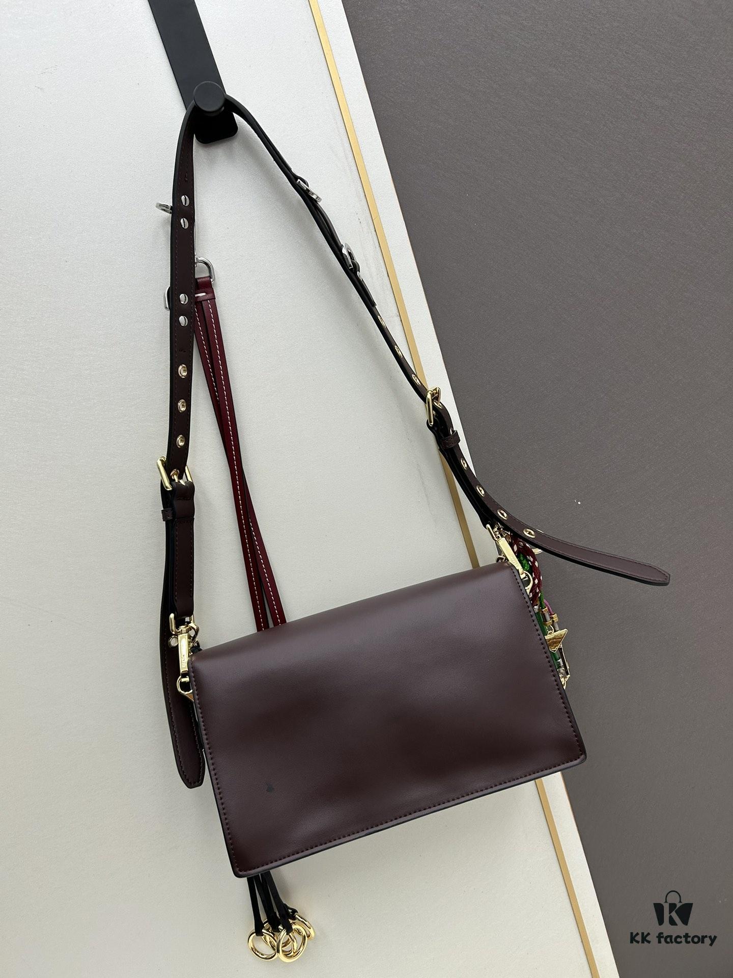 Small PRADA Counter with Gift Box, Celebrity Same Style 🎉 First Layer Cowhide [Original Quality Matched to Counter Hardware] Soft and Comfortable Touch, Large Capacity