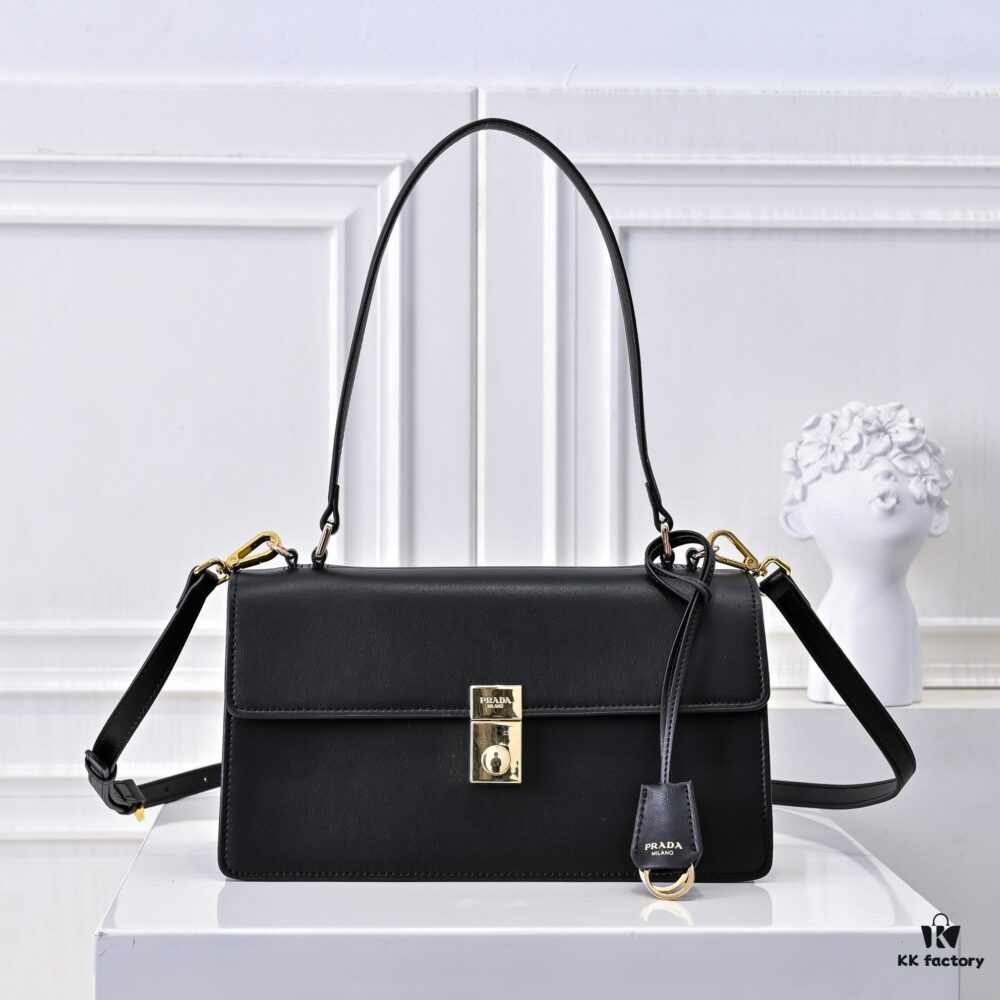 6930ba7e6e68136f4d9ae6fd ✨New Launch✨ 2025 PRADA Pre-Spring Soft Sound Handbag, Imported Plain Calfskin