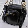 6930baa16e68136f4d9ae738 PRADA 2025 Spring New Arrival Waxed Leather Tote Bag