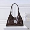 Early Spring 🎉PRADA Counter New Arrival🎉 (All-Leather Series) [Original Order Quality + Matching Store Hardware] Full-Grain Oil-Waxed Calfskin