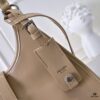 Early Spring Celebration 🎉 PRADA Counter New Arrival 🎉 (All-Leather Series) [Original Order Quality with Matched Hardware] Full-Grain Oil-Waxed Calfskin