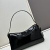 6930bac26e68136f4d9ae76c PRADA New Arrival Genuine Leather Shoulder Bag - Full Top-Grain Wrinkled Lacquer Calfskin & Suede Collection
