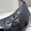 6930bac36e68136f4d9ae770 PRADA New Arrival Genuine Leather Shoulder Bag - Full Top-Grain Wrinkled Lacquer Calfskin & Suede Collection