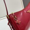 6930bac86e68136f4d9ae779 PRADA New Arrival at Official Counter (Full Leather Series) - Original Order Quality with Authentic Hardware, Wrinkled Painted Calfskin and Suede Lock Bag