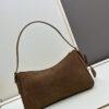 6930bacd6e68136f4d9ae77f PRADA New Arrival Genuine Leather Shoulder Bag - Full Top Grain Wrinkled Lacquer Cowhide & Suede Closure Bag