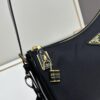6930bad16e68136f4d9ae788 PRADA New Arrival Genuine Leather Crossbody Bag - Full Top-Grain Wrinkled Lacquer Cowhide & Suede, Enamel Triangle Logo, Adjustable Handle, Detachable Keychain