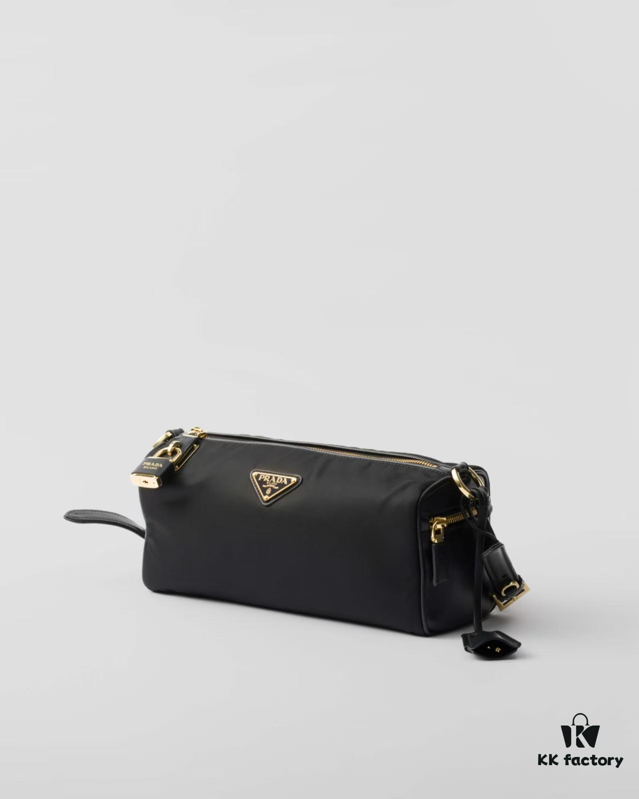 6930bad46e68136f4d9ae791 PRADA New Arrival Original Quality Full-Grain Crinkled Calfskin & Suede Lock Bag with Gold-Tone Hardware