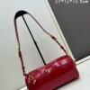 6930bada6e68136f4d9ae798 PRADA New Arrival Genuine Full-Grain Wrinkled Lacquer Calfskin & Suede Shoulder Bag - Original Quality, Matching Store Hardware