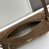 6930badf6e68136f4d9ae7a0 PRADA New Arrival Original Quality Full-Grain Wrinkled Lacquer Calfskin and Suede Lock Bag with Gold-Tone Hardware