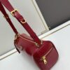 6930bae16e68136f4d9ae7a4 PRADA Genuine Full-Grain Wrinkled Lacquer Calfskin & Suede Shoulder Bag - Original Order Quality with Matching Store Hardware
